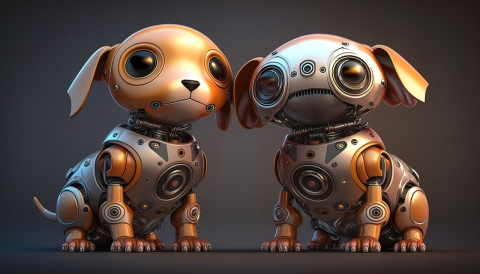 Robot dogs